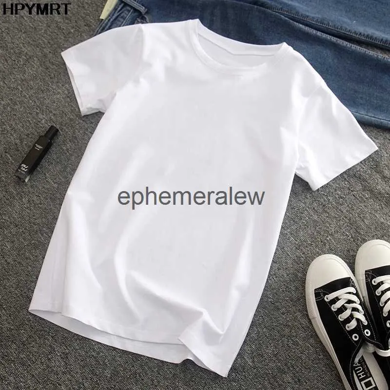 T-shirts voor heren Mode Zomer Witte Man T-shirt hipster T-shirts Harajuku Wit Casual T-shirt Tops Cloing Heren T-shirts Korte mouw Ephemeralew