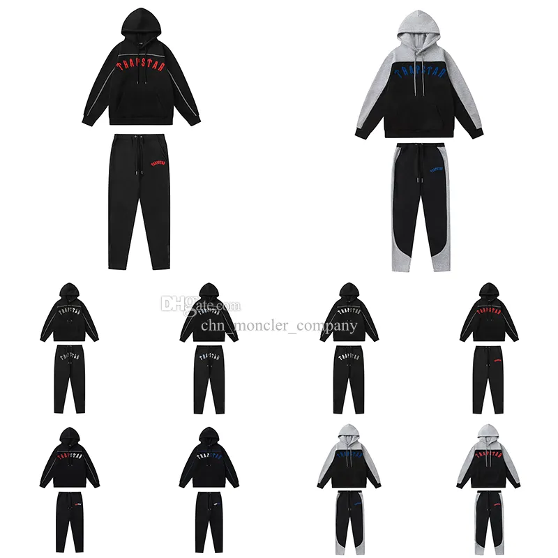 2024 Nya multistil Trapstar Tracksuit Outdoor Designer Hoodie och Pant Street Fashion Trapstars London Tracksuits Hoodies Designer EU Size S-XL