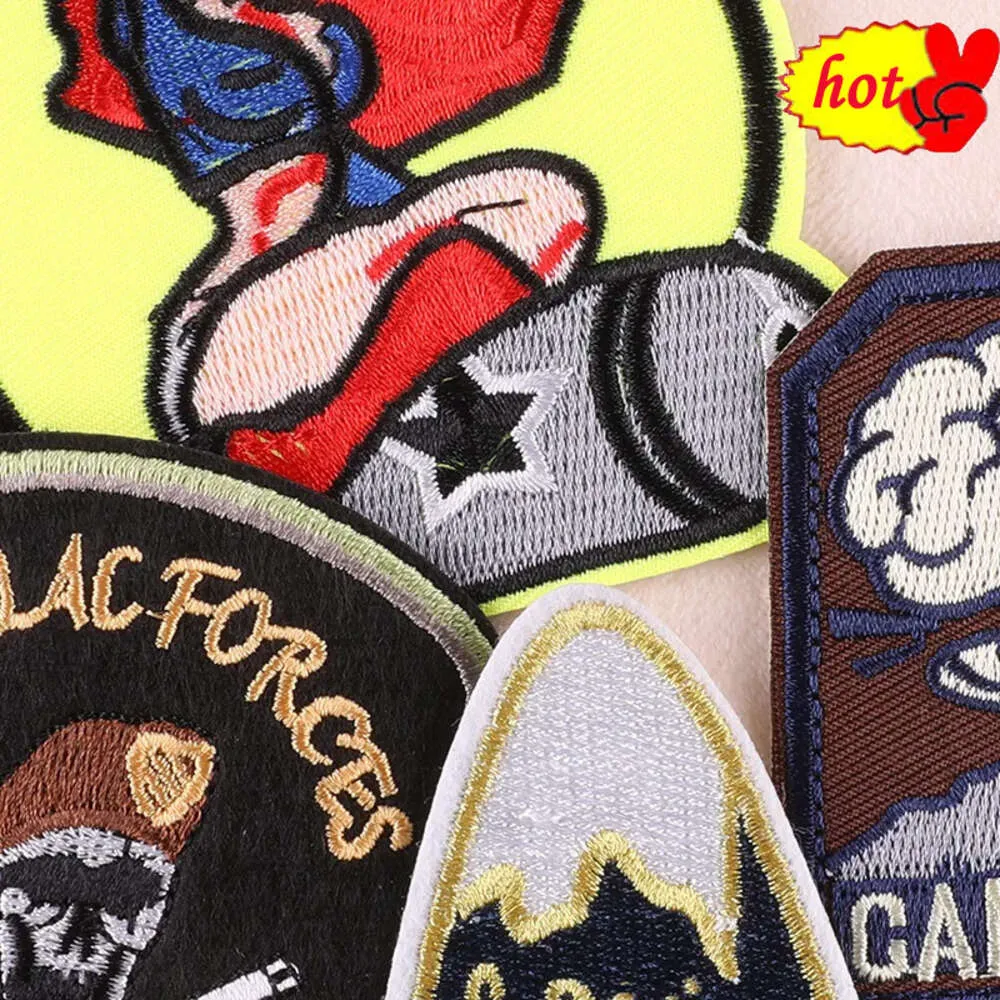 thumbnail image 2 of Punk Patches Assortment: Iron On Punk Patches For Clothing, Sewing Appliques Decorative Patches For Jackets, Vests From Ddmyday, $29.21 2 of 13