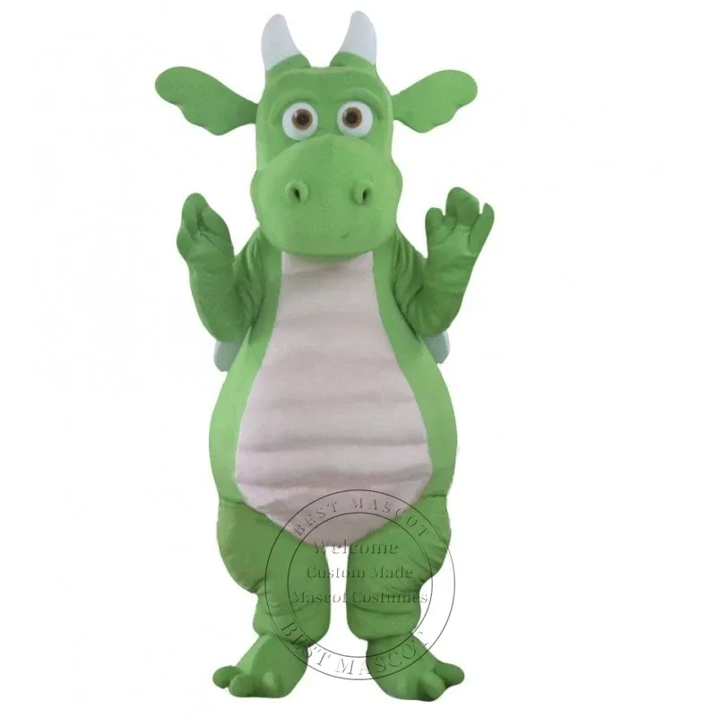 Halloween novo adulto dragão verde mascote traje para festa personagem dos desenhos animados mascote venda frete grátis suporte personalização