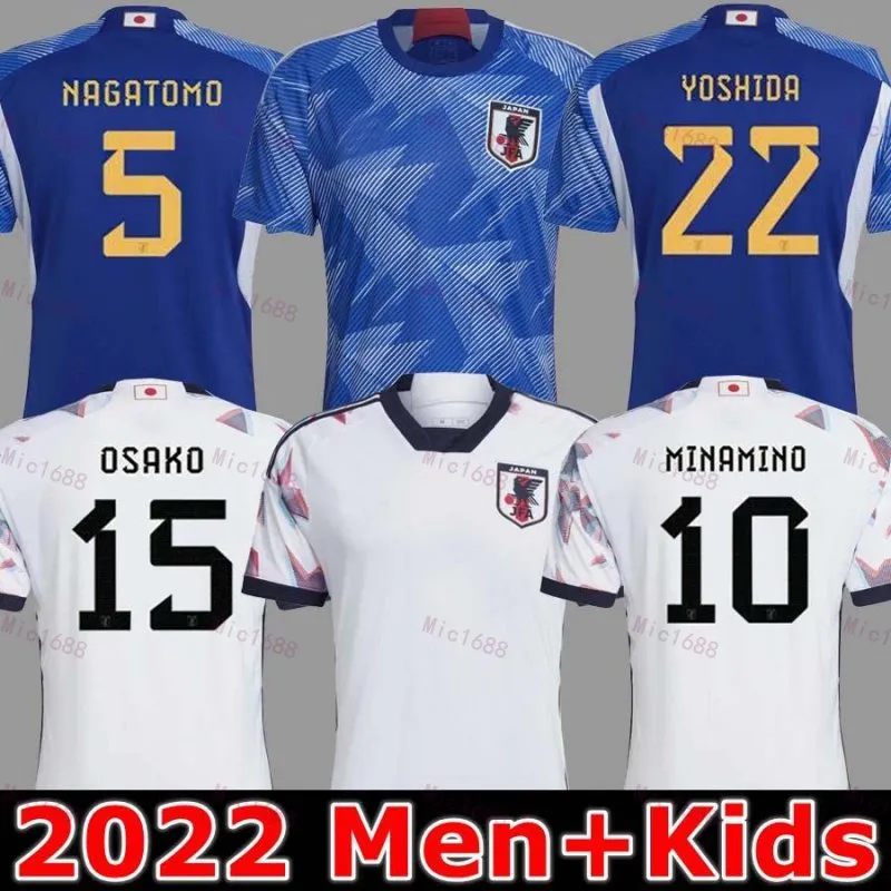 23 24 Home Japan Soccer Jerseys Cartoon ISAGI ATOM TSUBASA MINAMINO