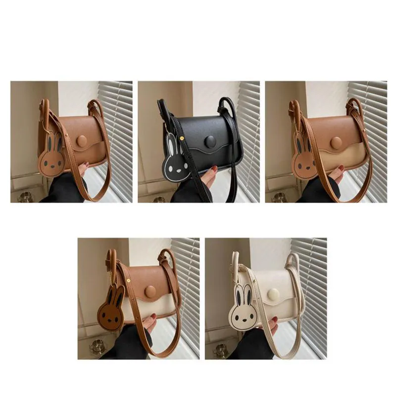 Fashion simple saddle bag shoulder bag casual messenger bag female bag factory wholesale 2024 new style CCJ3253