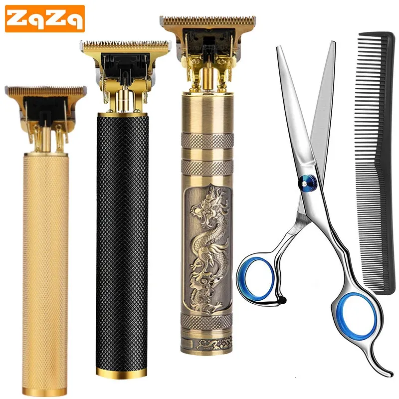 ZqZq Hair Trimmer for Men Clipper Cutter Electr Machin Barber with Scissors and Comb 240110