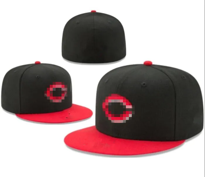 Casquettes de baseball pour hommes Reds Taille ajustée Cincinnati LA Snapback Hats World Series White SOX Sport Caps Chapeau Rose Stitch Heart "Série" " Love Hustle Flowers pour femmes