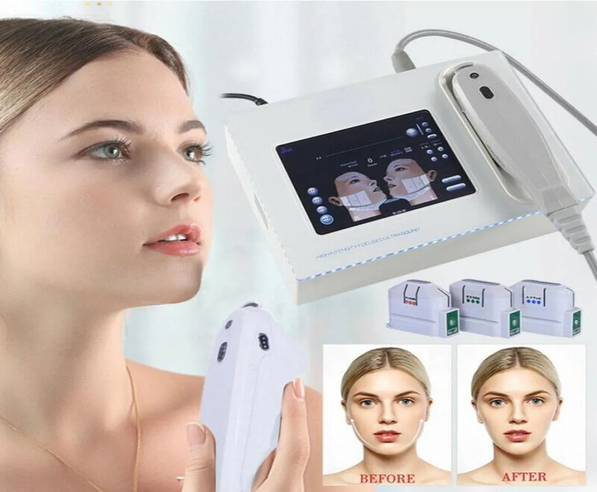 Medical Grade HIFU High Intensity Focused Ultrasound Hifu Face Lift Machine Wrinkle Removal With 5 Heads Cartridges For Face And B2800239