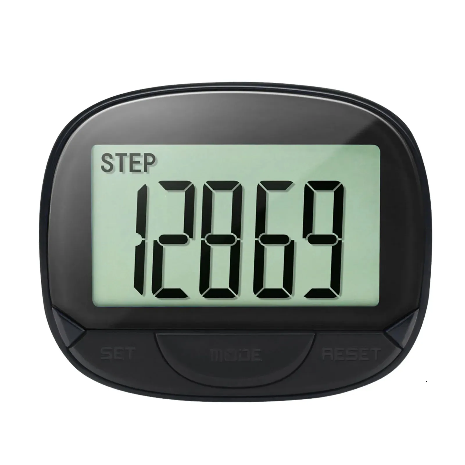 Podomètre pour compteur de pas de marche avec clip intégré Podomètre portable avec fonction d'horloge à clip arrière Calorie de pas précise 240111