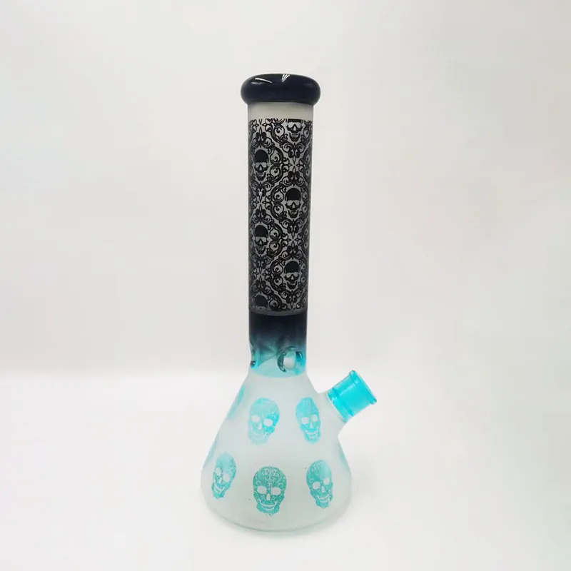 35 cm hög bägare bas dab borrmaskin vattenpipa glas bongs vattenpipa da borrmaskinbubblare