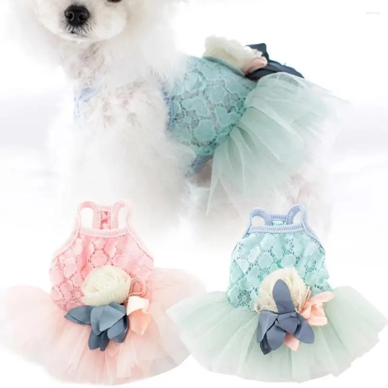 Vêtements pour chiens Jupe pour animaux de compagnie Haute élasticité Été Petite Princesse Cosplay Costume