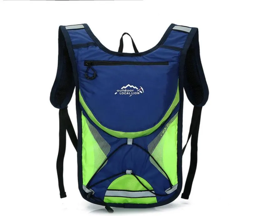 Lokal lejon 10L Professionell utomhuscykelcykelcykel Bike Ryggsäck Packsack som kör ryggsäck Fiske Vest Bag Hydration Pack 5302726584