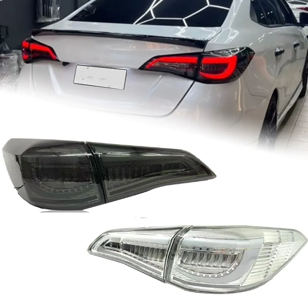 Car Styling Taillight for Toyota Vios LED Tail Light 20 18-2023 Rear Reverse DRL Turn Signal Brake Lamp Accessory