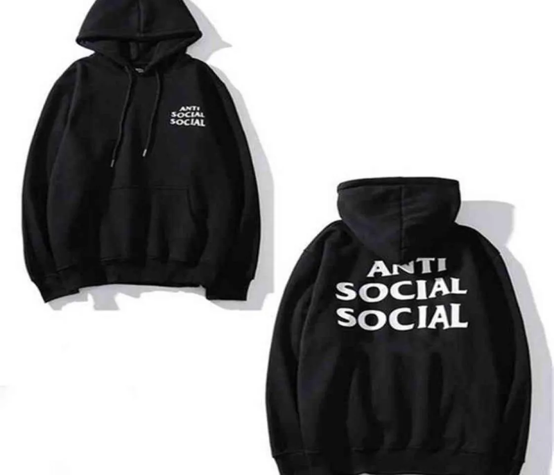 Designer Antis Hoodie European Men Sweater Women Sweatshirts Socials Asscer Hoodie Cotton Labels Hip Hop Letters Printed Oversized8199133