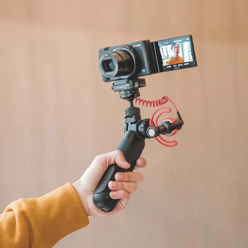 Tripods Pgytech Mantispod Pro Mini Flexible Phone Tripod Holder Handheld for Sone Canon Nikon Fujiカメラと電話GoPro/Insta360