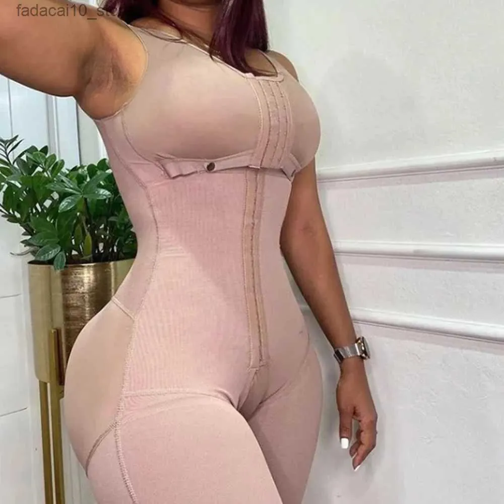 Taille Tummy Shaper Femmes Post Liposuccion soutien-gorge Double Compression ceinture corset taille Butt Lifter entrejambe Shapewear fajas colombianas Q240110