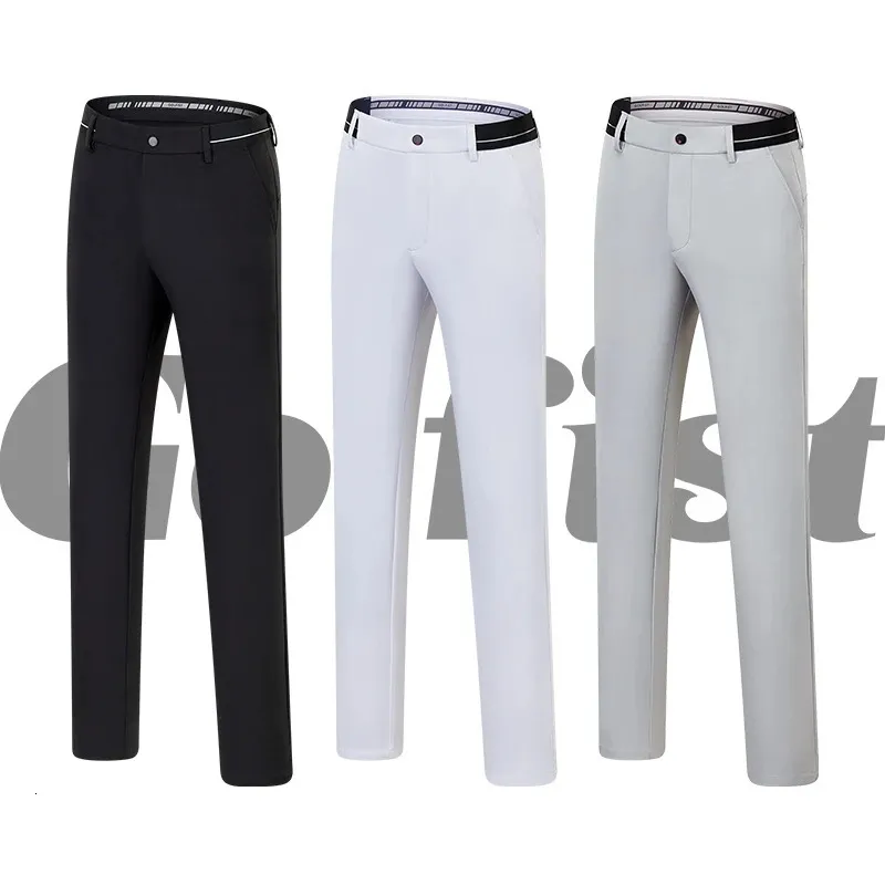 Golfiste Golf hommes printemps été pantalon respirant séchage rapide Stretch coupe ajustée pantalon hommes Golf vêtements hommes pantalons décontractés 240111