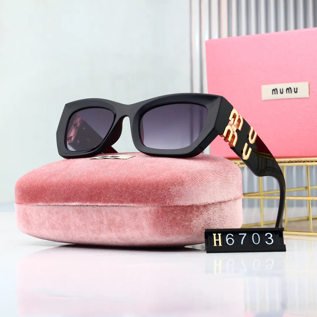Gafas de sol de diseñador Gafas de sol de primera calidad Gafas de sol de lujo con forma de ojo de gato Vacaciones al aire libre Protección UV Ocio