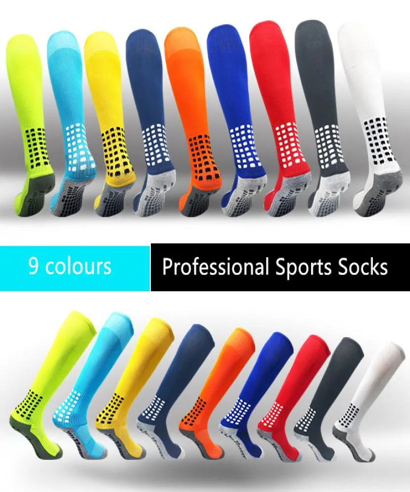 Hommes femmes chaussettes de Football de sport antidérapantes bas longs genou haute Football Jogging gymnase chaussettes respirantes professionnelles pour adultes 3262312