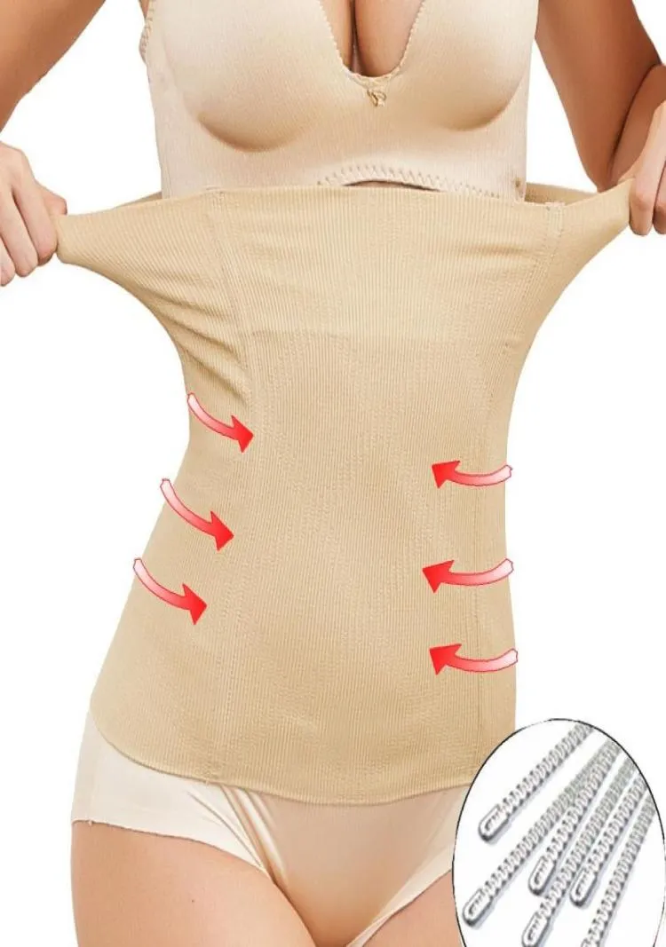 Cintura modellante per donna Allenatore in vita che dimagrisce matrimonio Shaper per il corpo Dopo il parto Striscia per pancia Tirare sotto il lungo busto Corsetto7697416