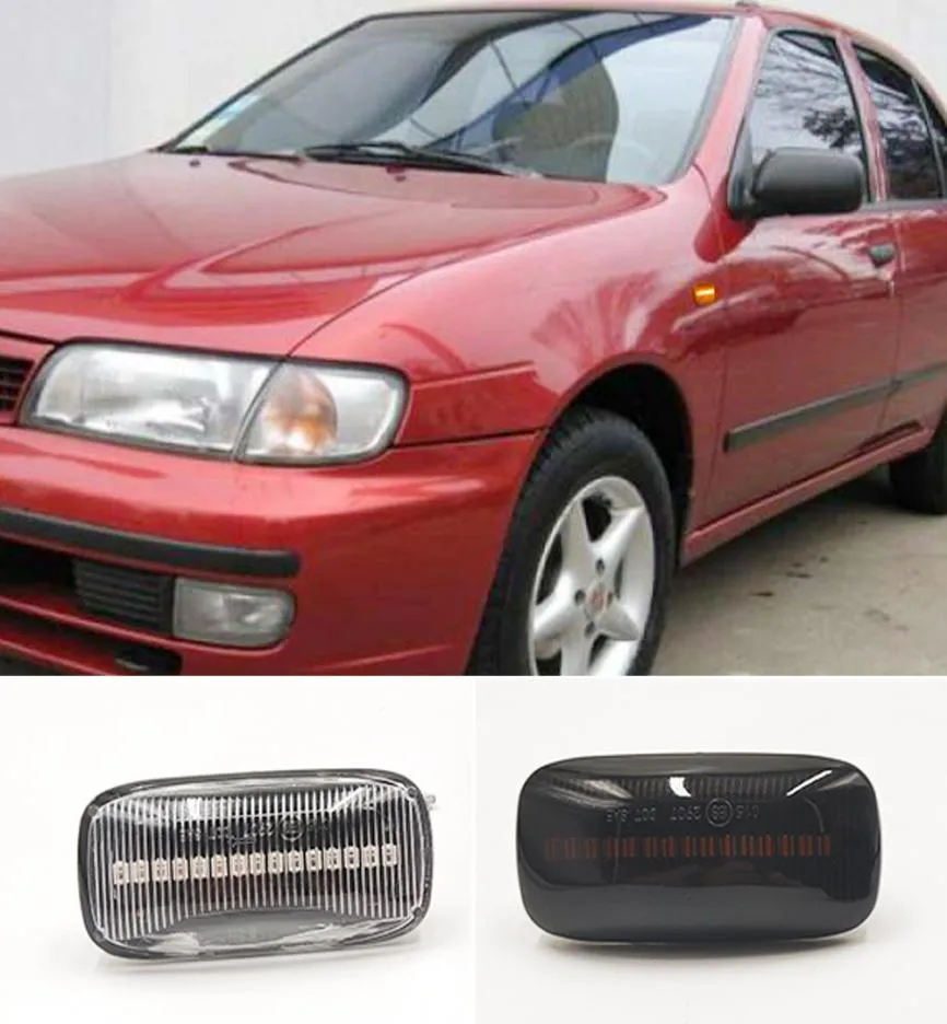 Car Led Dynamic Turn Signal Light Side Marker Fender Lamp Indicator For Nissan Maxima Almera Pulsar N15 Cefiro A32 199520009123791