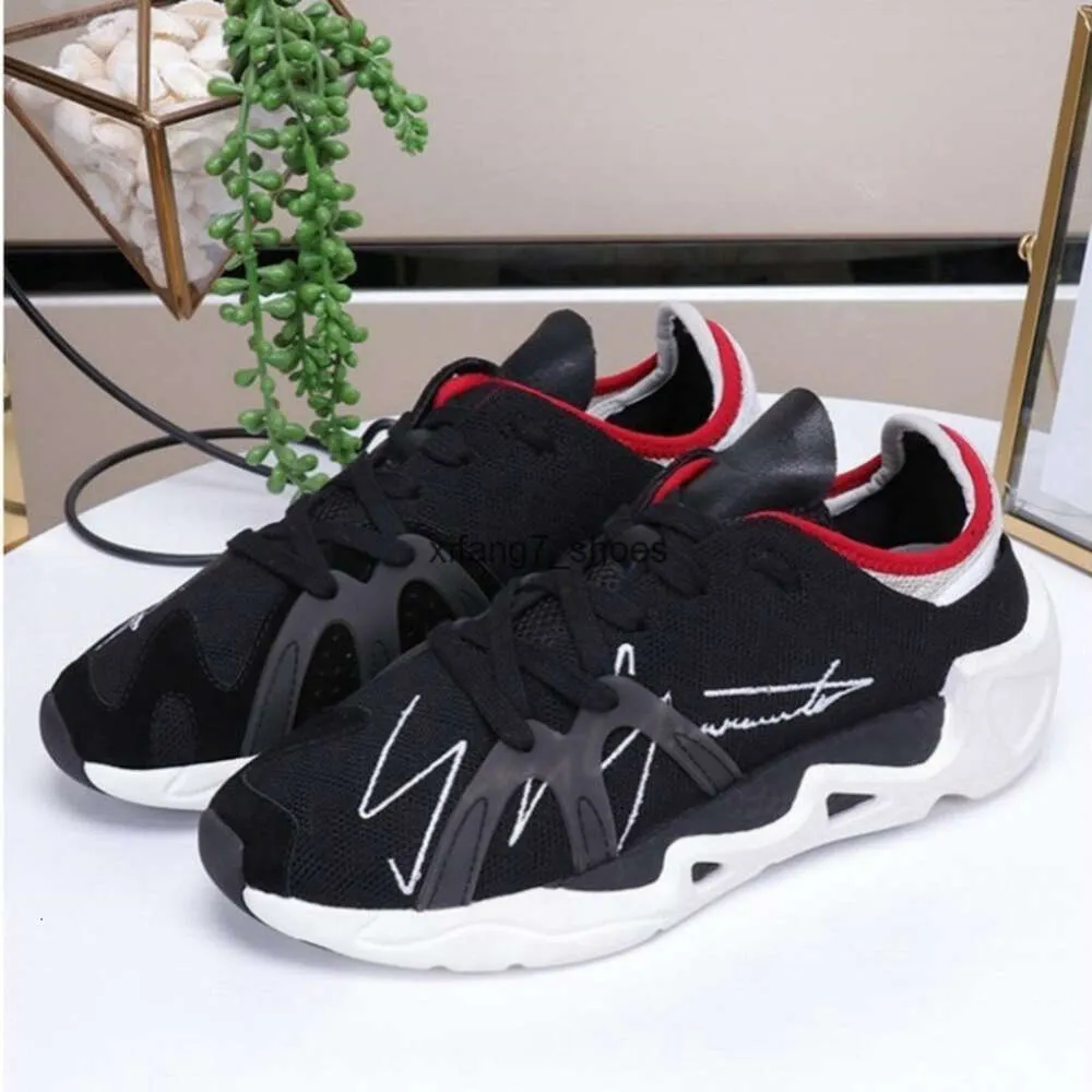 Y3 kaiwa chunky yohji sapatos y-3 para homens sapatos esportivos altos tênis grossa tênis preto branco tênis casual casual tênis