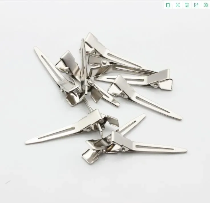 15% 45mm Single Prong Alligator Clips with No Teeth Boutique Hair Clips Hairpins For DIY Hair Bow/ Accessory