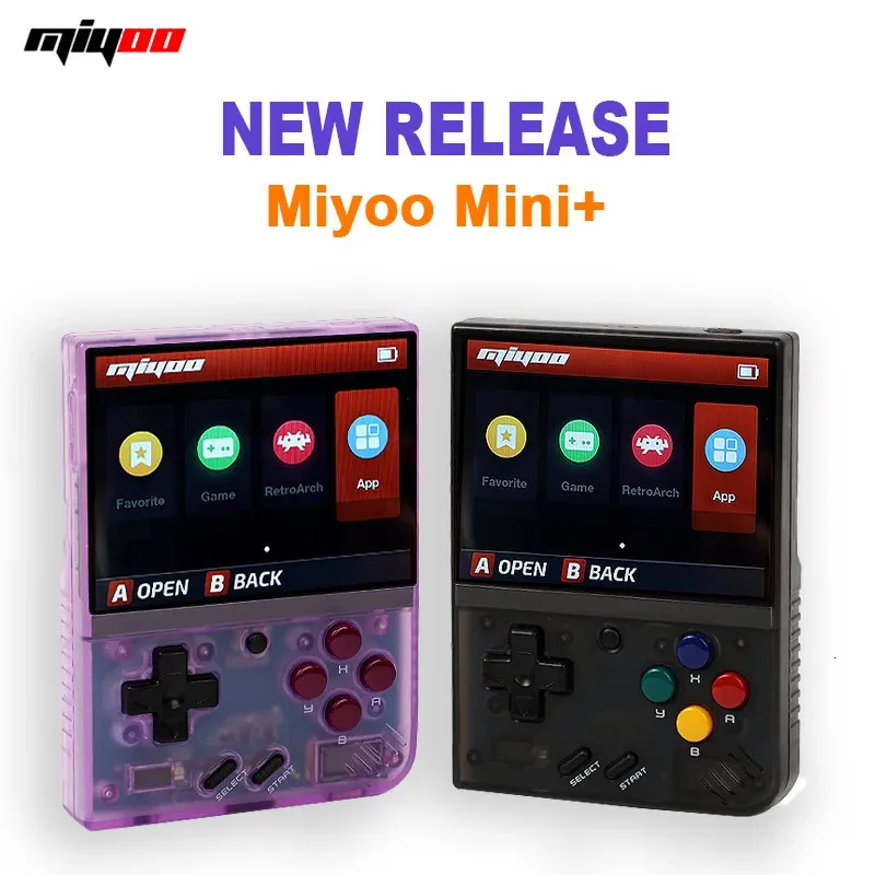 Miyoo Mini Plus Portable Retro Game Console 3.5 OCA IPS HD Screen WiFi HandHeld Game Console Open Source Linux System Onionos 240110