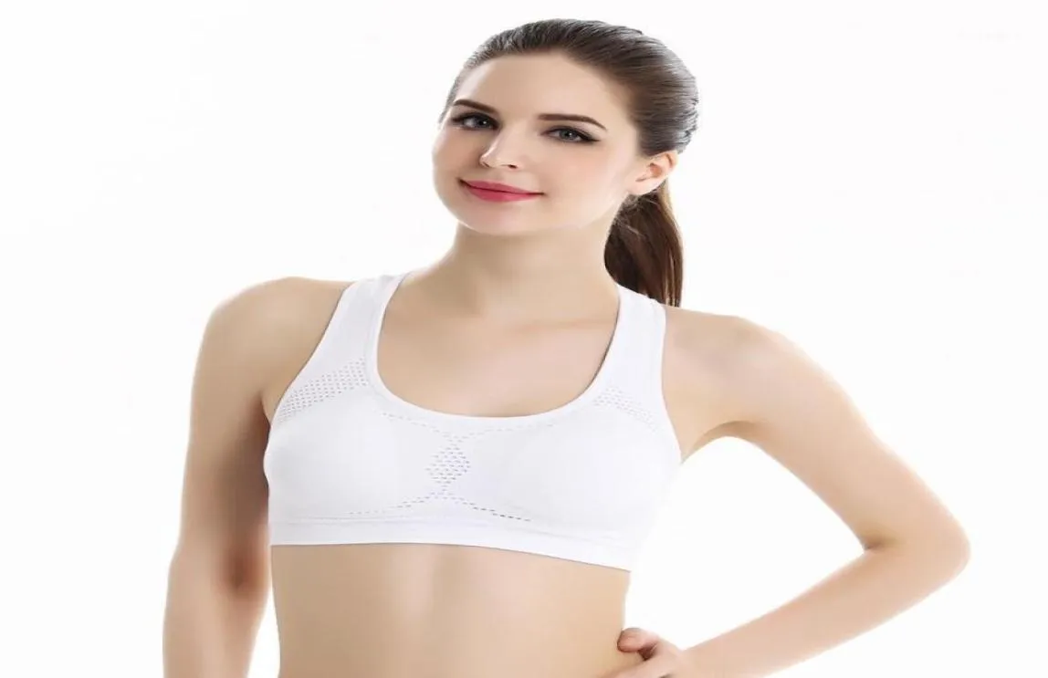 Gym odzież Women039S Sport Bra Biegle Stretch Brak felgów oddychających czołg fitness Tops4893617