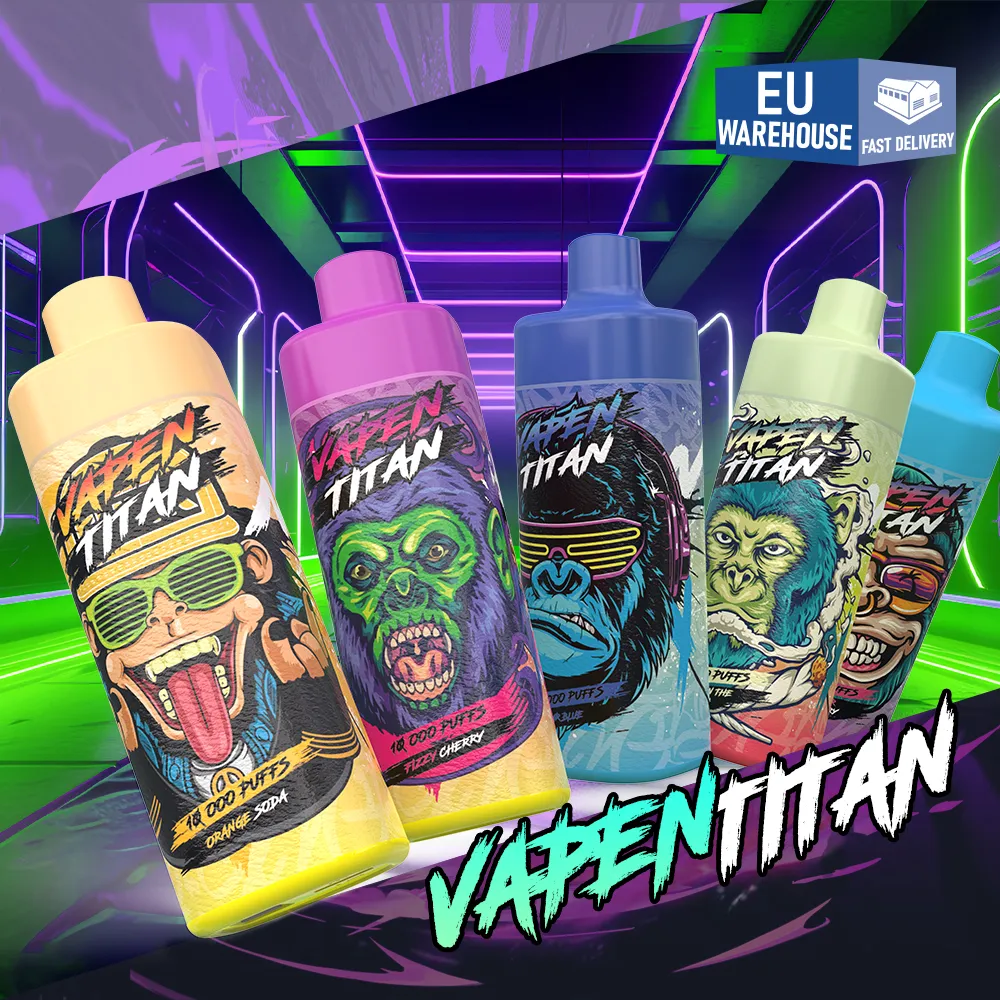 Puff Vape Vapen titan Vaper monouso e sigaretta 10000 9000 12000 10K 9K 12k Puff Razz Bar vapes Porta tipo C Batteria ricaricabile Magazzino UE