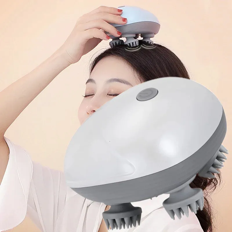 Electric Head Massage Instrument Scalp Kneading Vibrating Device Health Care Body Dragon Claw Deep Machine 240110