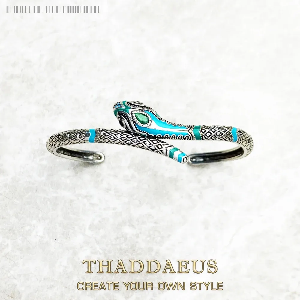 Pulsera Brazaletes Serpiente Estilo Europeo Joyería de moda para mujer Regalo bohemio de primavera en plata de ley 925 240110