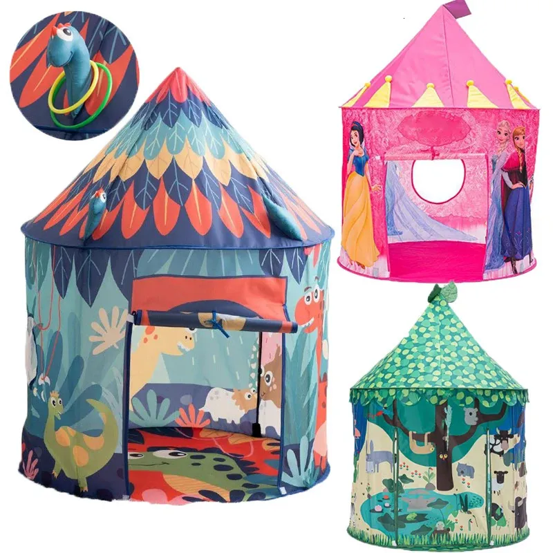 Детская палатка Dinausor Kid Play House Toys Детская палатка Enfant Портативный детский игровой домик Игрушки Детские космические игрушки Play House Детские подарки 240110