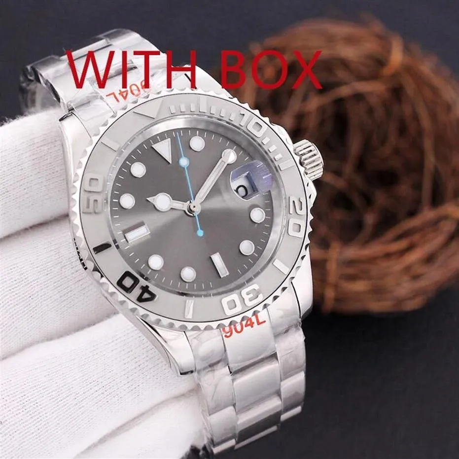 40 mm Mens Automatique Watch with Case Watchs Ceramic Cozel Sapphire 2813 Sports Water Resistant Sapphire Wristwatch284a