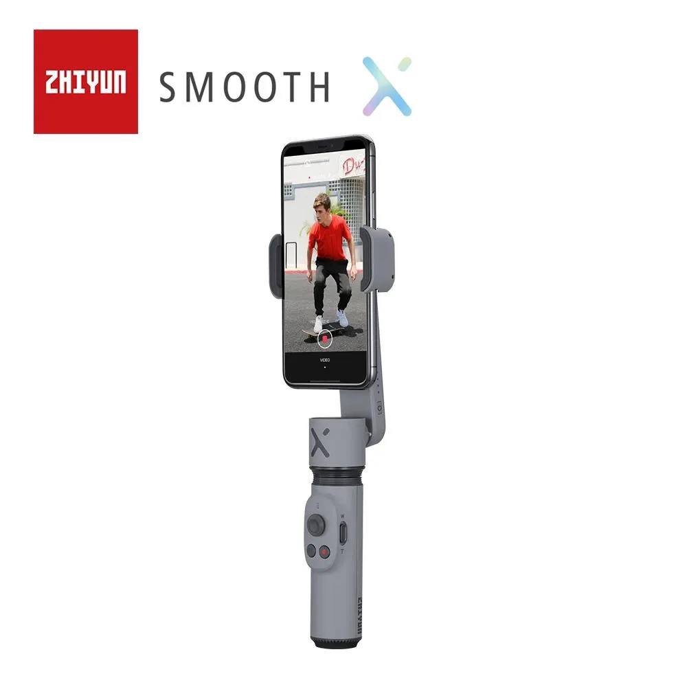 Monopods Zhiyun 2 Eksen Pürüzsüz X Gimbal Palo Selfie Stick Telefon Monopod Akıllı Telefon İçin Elde Taşınıyor