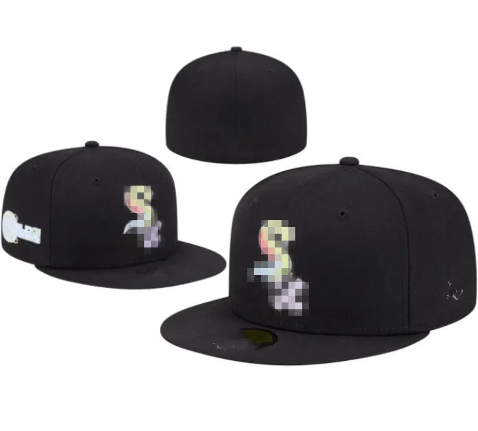 Herr baseball vit sox monterade storlek hattar la snapback hattar världsserie white hip hop sox sport caps chapeau rose stitch heart "serie" "love hustle blommor för kvinnor a6