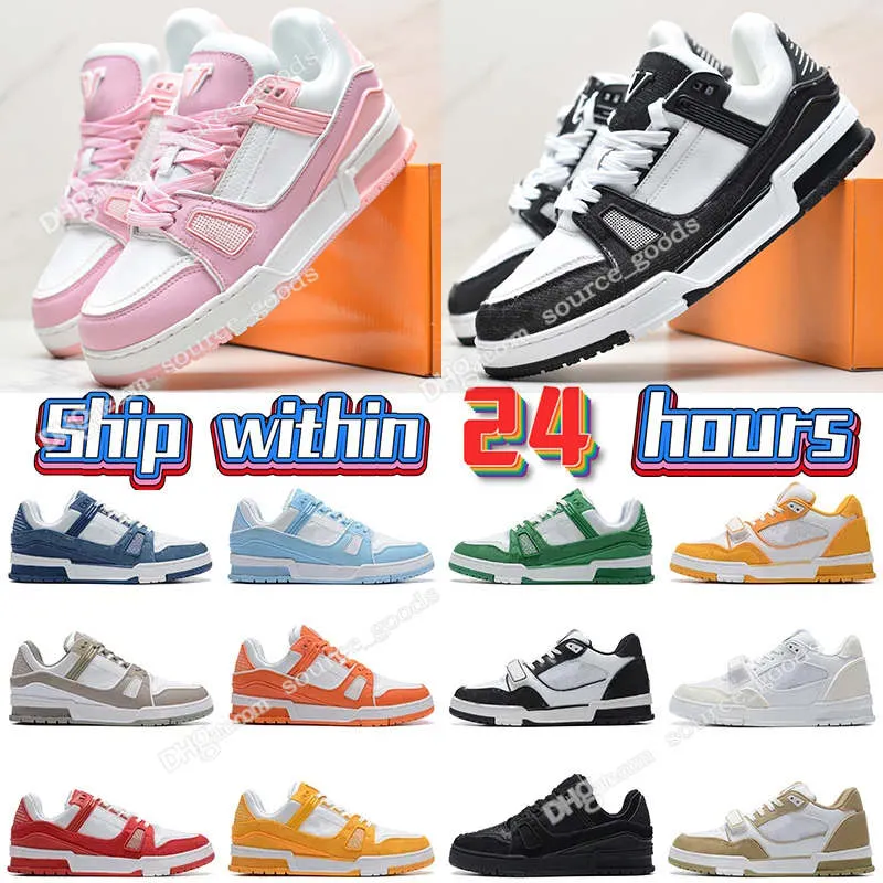 Designer Men Sneaker Virgil Trainer Casual Shoes Low Calfskin Leather Abloh White Green Red Blue Overlays Platform Outdoor women Sneakers