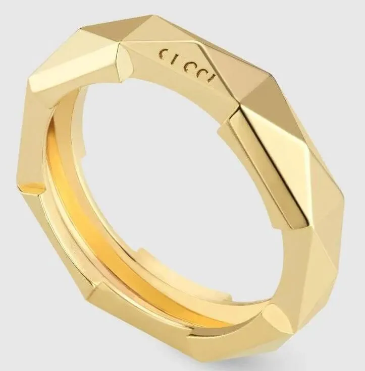 G Letter Fashion Fashion Luxury Ring للرجال نساء امرأة للجنسين مصمم شبح Rings المجوهرات Sliver Color Size 5-12