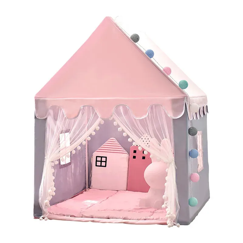 Save Big on Bulk Wigwam Play Tent Princess Tent: Pink Castle Play  Tent, Foldable Indoor Playhouse Tent For Girls, Kids Wigwam Tipi, Tent Toys 