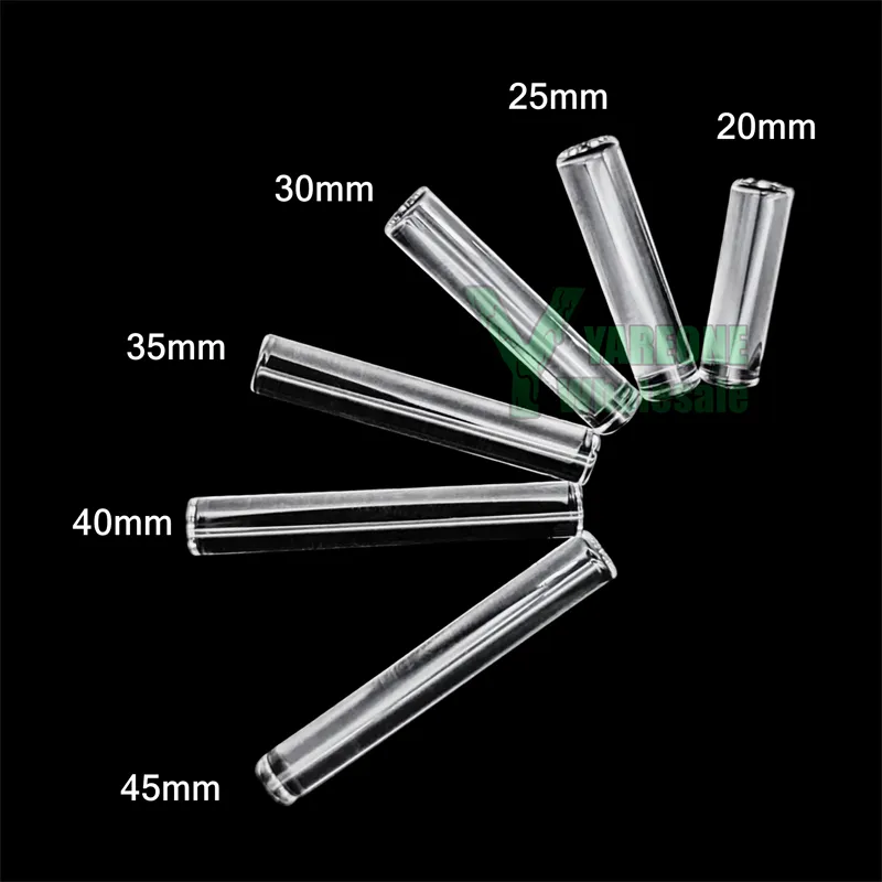 Clear Quartz Pillar Insert Terp Slurper Banger Accessory 20mm 25mm 30mm 35mm 40mm 45mm 6mm OD with Great Heat Retention Fit Dab Banger Nails YAREONE Wholesale