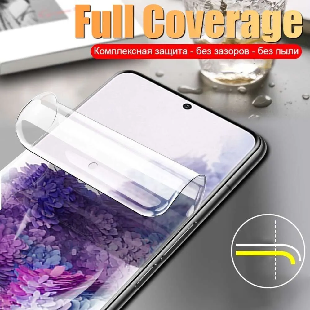 Film Hydrogel protecteur d'écran, pour Samsung Galaxy S24 S23 S20 S21 S22 Plus Ultra FE Note 20 9 10 Plus A52S A30 A53 A51 A50