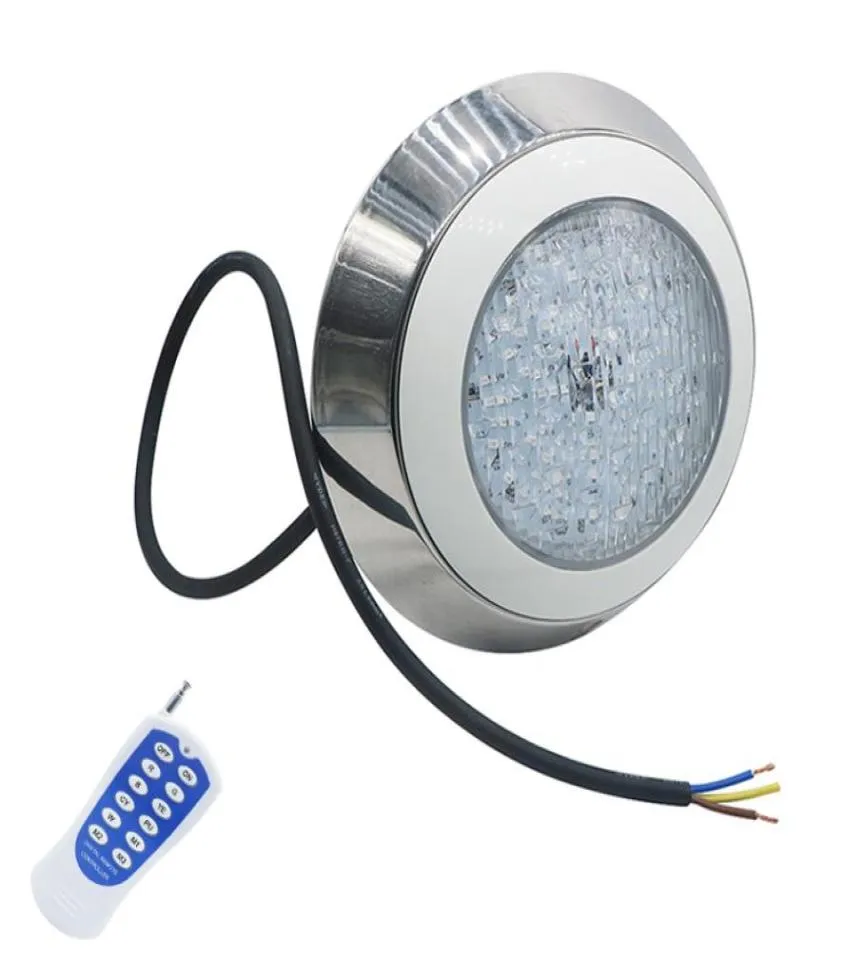 Edison2011 högkvalitativ LED -poolljus IP68 Vattentät AC 12V utomhus 12W RGB Underwater Light Pond Lamp9701468