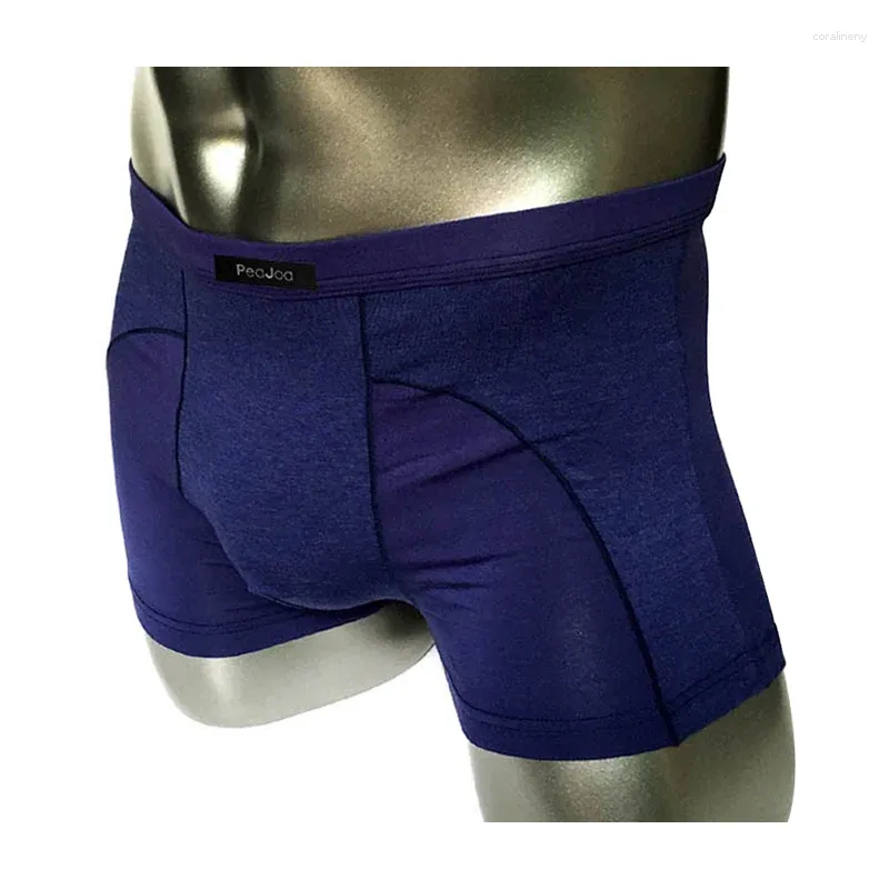 Sous-vêtements PEAJOA marque coton hommes Boxer Shorts sous-vêtements hommes respirant boxeurs culottes santé masculine