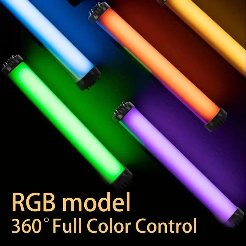 RGB Light Stick Wand Party Kolorowa lampa LED 2700K-7500K Wypełnij lekkie ręczne światło błyskowe Photography Lighting Video 900LM