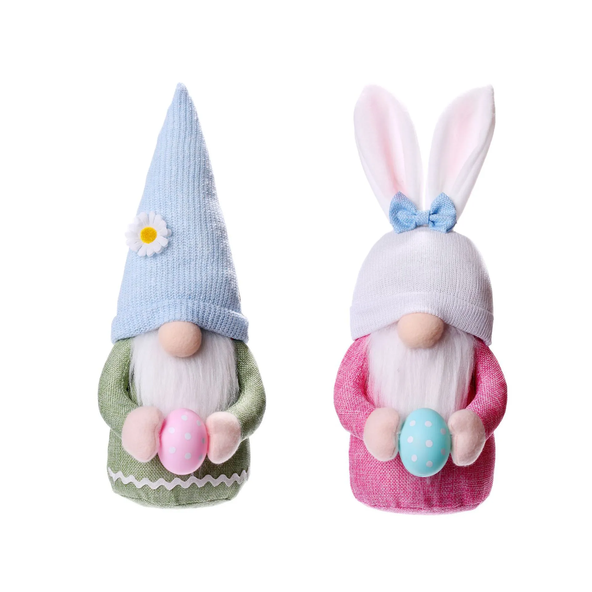 Ny Gnome påsk Faceless Doll påskdekoration Bunny Ears Doll Spring Gnome Faceless Doll med Egg Rudolph Doll Decoration grossist