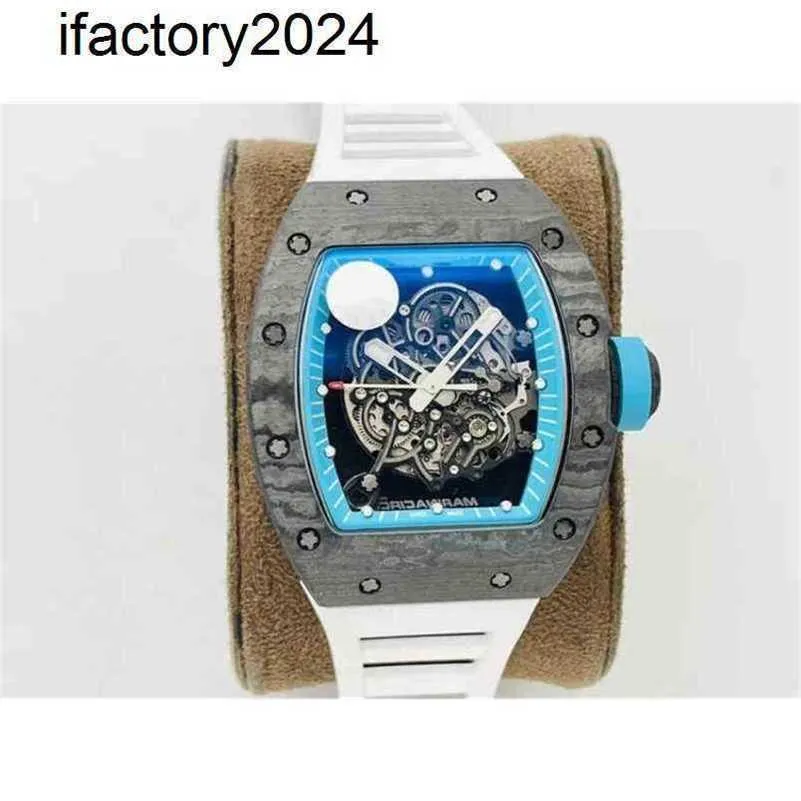 JF Richdsmers Watch Factory SuperClone RM055 Hightech Crystalline Carbon Fiber Limited Editionケースファインサンドブラストグレード5チタンがサブとして作られています