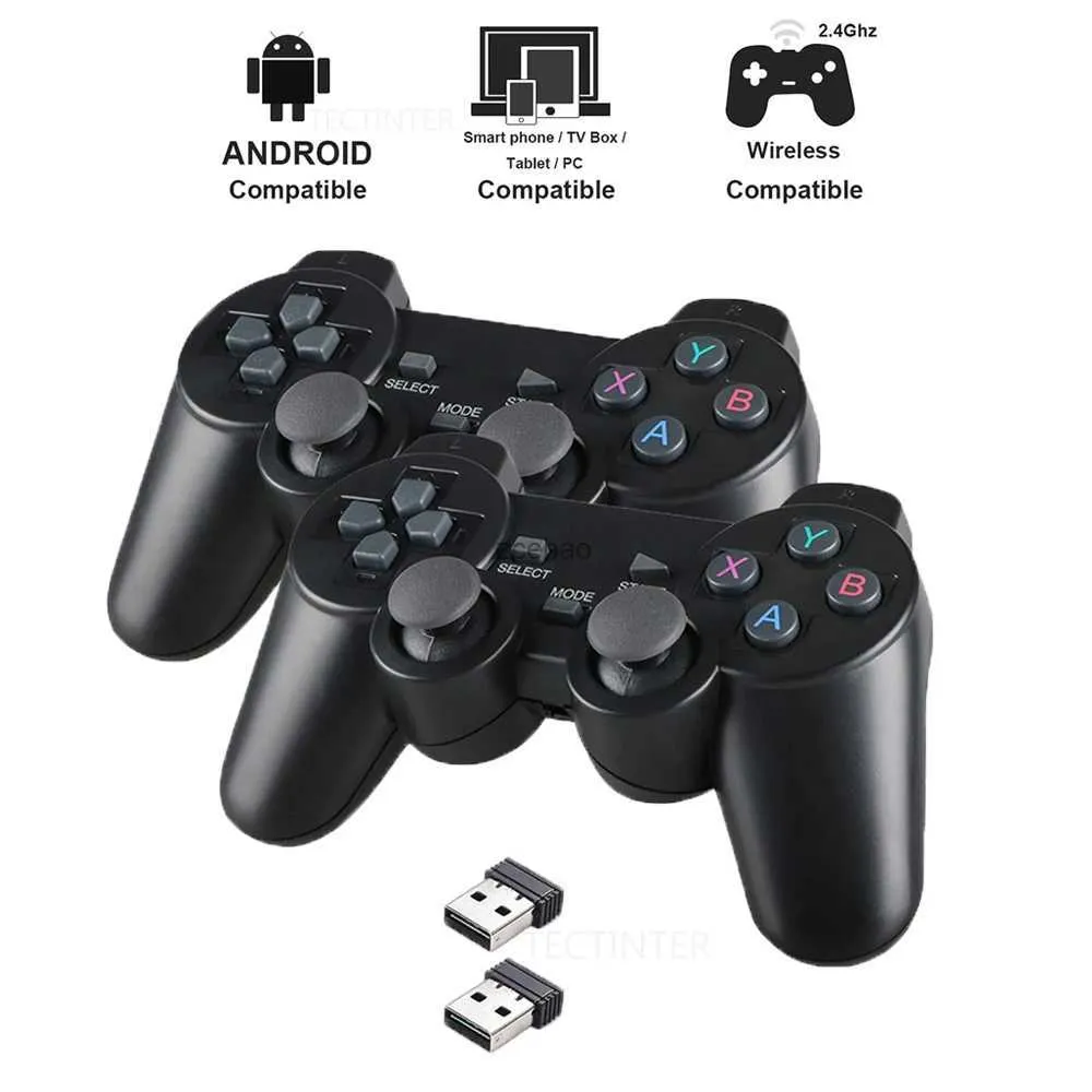 Spelkontroller Joysticks 2.4G Wireless Game Controller för P2/P3 Remote GamePad Joystick för Android -telefon/TV -låda/TV -kontrol för PC/Super Console X