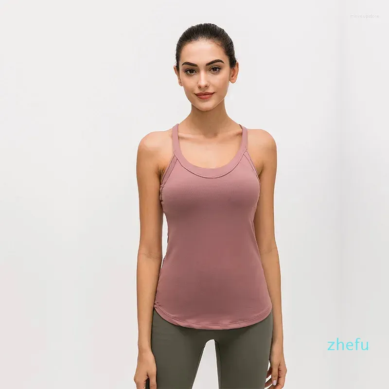 Roupas de Yoga Imlario Crisscross Mulheres Tanque com Acolchoado Slim Fit Ginásio Top Sob Medida Atlético Camisole Activewear Compressão Camisa de Treino