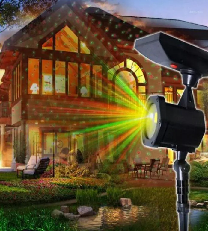 Waterproof Outdoor Christmas Lights Laser Solar Power Star Light Projector LED Lawn Lights Holiday Wedding Party Decoration 314985925