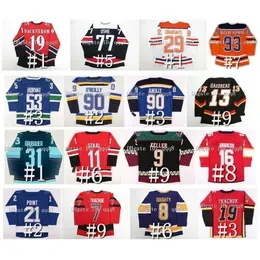 College Hockey Wears Mark Giordano Hockey Jersey Anze Kopitar Kevin Hayes Carter Hart Spurgeon Nico Hischier Landeskog Wheeler Dylan Larkin Bo Horvat Wayne