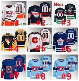 2022 Reverse Retro Maple Hockey Jersey Leafs Auston Matthews Blues Kyrou Avalanche Rangers Mika Zibanejad Penguins Rickard Rakell Oilers Con