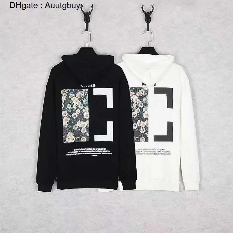 Offs X Black Whites Designer Mens Moda Hoodies Imprimir Setas Ow Marca Moletom Com Capuz Oversize Womens Designers G1QX