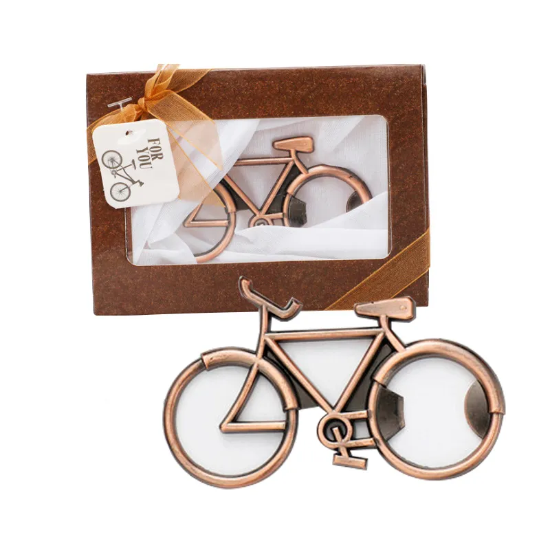 Apribottiglie per bici Souvenir creativi a forma di bicicletta Bomboniere Regali Decorazioni Apribottiglie per birra in confezione regalo per matrimoni Utensili da cucina per la casa